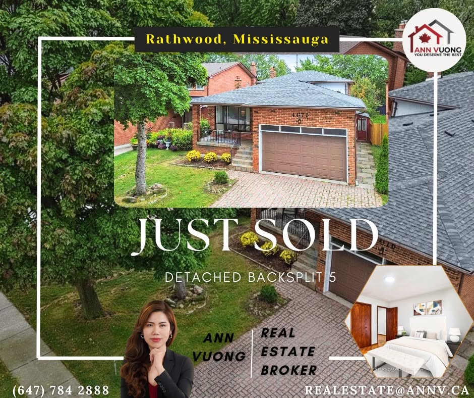 Just Sold — Rathwood, Mississauga · Detached Backsplit 5